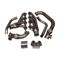 Turbo Manifold Header Kit For 05-13 Chevrolet Corvette C6 LS LS3 NA-T