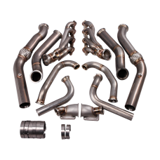 Twin Turbo Header Manifold Downpipe Kit for G-Body LS1 LS Cutlass Grand National