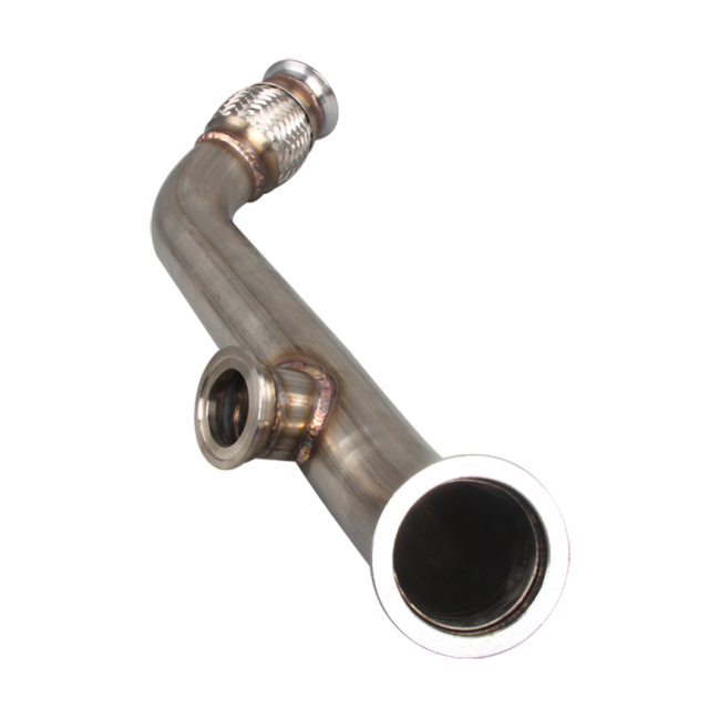 Turbo Header Manifold Downpipe Kit For 7993 Ford Mustang V8 5.0 NAT