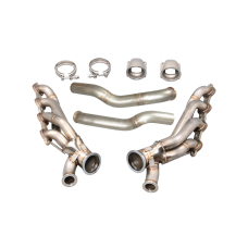 Twin Turbo Manifold Header Dump Kit For 86-92 Supra MK3 LS1 LSx swap