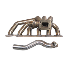 Top Mount T4 Thick Wall Manifold + 46mm WG Dump Tube For RB26 RB26DETT 