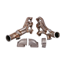 Twin Turbo Header Manifold Elbow For 82-92 Chevrolet Camaro SBC Small Block