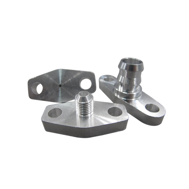 Universal 24" Turbo Oil Feed Hose Line Kit Braided AN4 w/ Restrictor