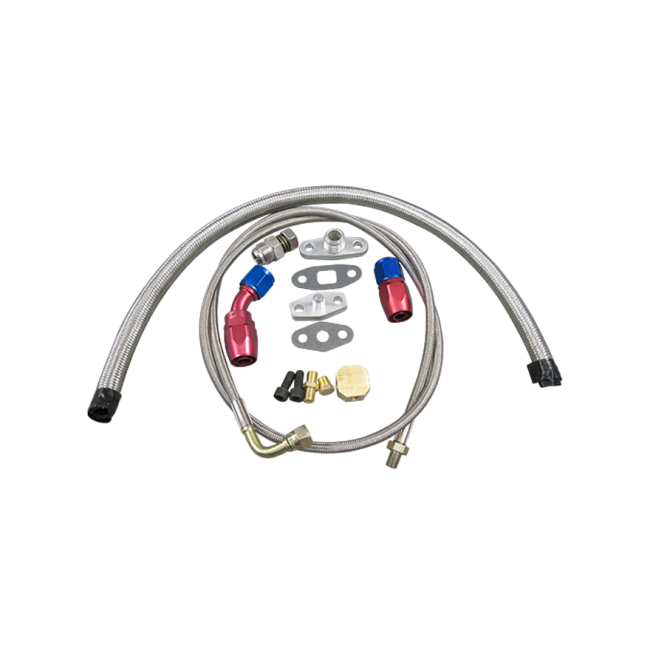 Anngo Turbo Oil Return Drain Line Kit T3 T4 T04E T60 T61 T70 Black Anngo Turbo Oil Return Drain Line Kit T3 T4 T04E T60 T61 T70 Black