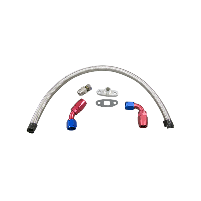 Universal Turbo Oil Return Drain Kit 10AN T04E T3 Oil Pan Plug