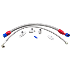 Turbo Oil Fuel Hose Line Feed Drain Return Kit For Mazda Miata NA NB 1.6 Engine