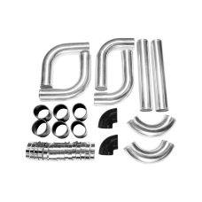 3" Universal Alum Turbo Intercooler Piping Kit WITH PIPE 120 Degree Tube