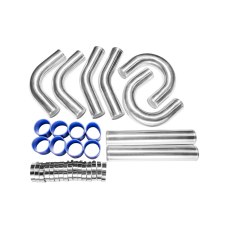 3" ALUMINUM Intercooler Piping Kit for Mustang Accord pipe Tube