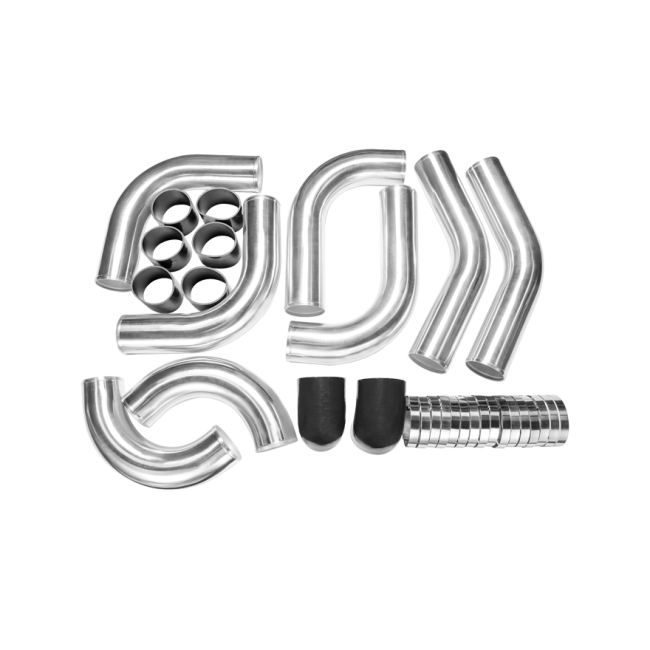 4" Universal Turbo Intercooler Piping Kit Tube With Pipe 120 Degree