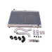 Coolant Radiator + Hard Pipe Kit For 1JZGTE 2JZGTE Engine 83-88 Toyota Truck Hilux