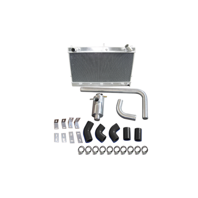 SEV Radiator R-1 R-2 セット V-Mount Coolant Radiator Kit for Nissan 300ZX Z32 with LS1