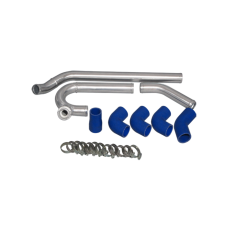 1.5" Aluminum Radiator Hard Pipe Kit For 2JZ-GTE Subaru BRZ/ Scion FRS 2JZGTE