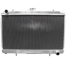 Aluminum Coolant Radiator For 95-99 Nissan 240SX S14 Chassis with S14 S15 SR20DET Engine Swap, Core: 25"x16.75"x1.6"