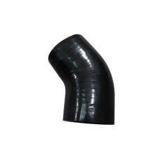 Elbow Black Silicon Hose Coupler 2" 45 Degree 2.5" Long for Intercooler Pipe