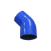 2"-1.375" 45 Deg Blue Silicon Hose Reducer Elbow For Intercooler Radiator