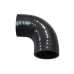 2.35" - 2.25" 90 Deg Black Silicon Hose Coupler Elbow for Turbo Intercooler Pipe