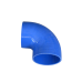 2.5" Silicone Hose 90 Degree Elbow Coupler 65mm Turbo Silicon Blue