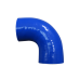 Universal 2.5" 90 Degree Blue Silicon Elbow Hose Coupler 85mm Long