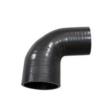 2.5" - 2" 90 Degree Black Silicon Hose Reducer Elbow For Intercooler Pipe, 85mm Long