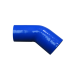 2.5" - 2.25" 45 Deg Blue Silicon Hose Reducer Elbow Coupler For Intercooler Pipe