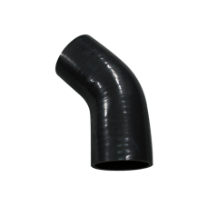2.75" 45 Degree Black Elbow Silicon Hose Reducer For Intercooler Pipe