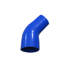 2.75"-2" 45 Deg Blue Silicon Hose Reducer Elbow For Intercooler Radiator Pipe