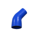 2.75"-2" 45 Deg Blue Silicon Hose Reducer Elbow For Intercooler Radiator Pipe