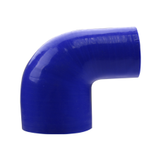 3" - 2" 90 Degree Blue Silicon Elbow Hose Coupler Reducer 85mm Length