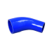 3"-2.25" 45 Degree Blue Silicon Elbow Hose Coupler Reducer 85mm Length