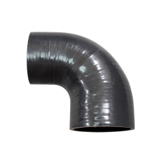 4"-3" Silicone 90 degree Elbow Reducer hose Coupler 4" to 3" Turbo Silicon Black
