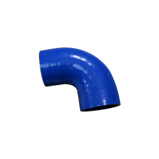 Universal Blue Silicon Hose 3.5" 90 Deg Coupler For Turbo Intercooler Pipe