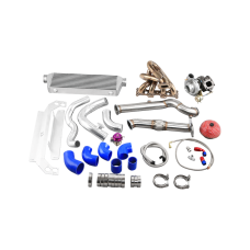 T3 Turbo Manifold Downpipe Intercooler For 99-05 Miata NB 1.8L Engine