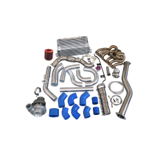 Turbo Intercooler Kit Manifold Downpipe For 98-05 Lexus IS300 2JZ-GE NA-T