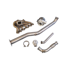 Turbo Kit For Lexus IS300 2JZGTE 2JZ-GTE Swap Manifold Manifold Downpipe WG