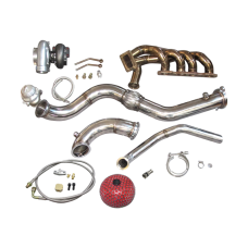 T4 GT35 Turbo Kit For HONDA S2000 F22 Thick Manifold Downpipe Wastegate S2K