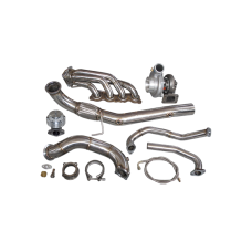 GT35 Turbo Manifold Downpipe Kit for Civic Integra DC5 RSX K20 Sidewinder