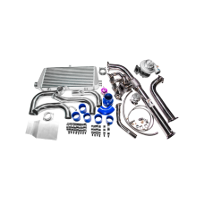 Top Mount GT35 Turbo Kit + FM Intercooler kit For 240SX S13 S14 KA24DE