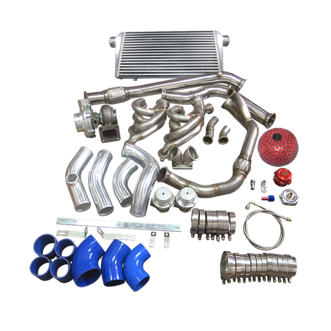 Turbo Manifold Downpipe Intercooler Kit 240SX S13 S14 LS1