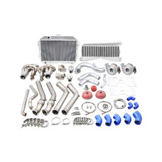 Twin Turbo Manifold Intercooler Kit for 60-66 Chevrolet C10 Truck LS1 LQ 800+ HP