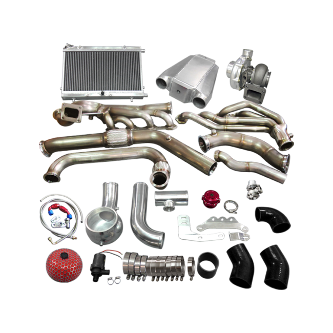 Turbo Header Manifold Intercooler Heat Exchanger Piping Kit For 65 Ford