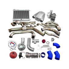 Turbo Header Manifold Intercooler Heat Exchanger Piping Kit For 65 Ford Mustang V8