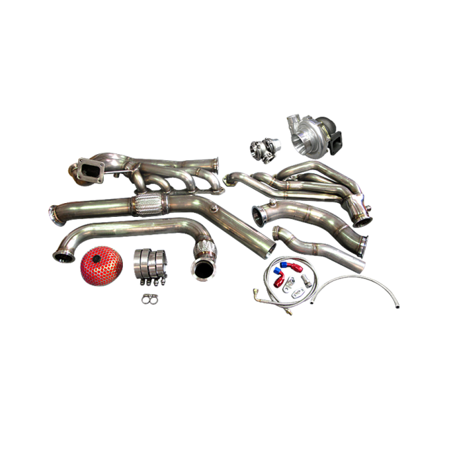 Turbo Header Manifold Downpipe Wastegate Kit For 64-68 Ford Turbo Header Manifold Downpipe Wastegate Kit For 64-68 Ford