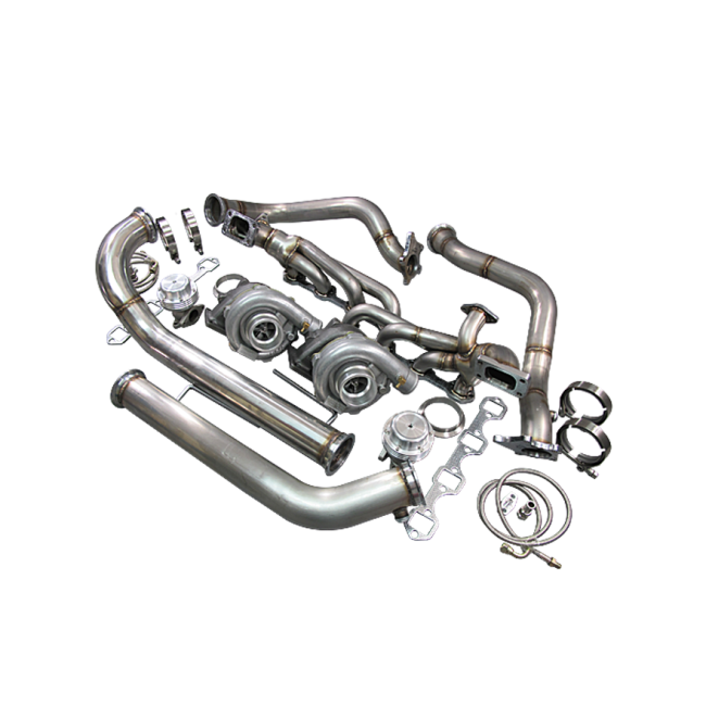 Twin Turbo Kit For 79-93 Ford FoxBody Mustang 5.0L Dual T04E 700 HP