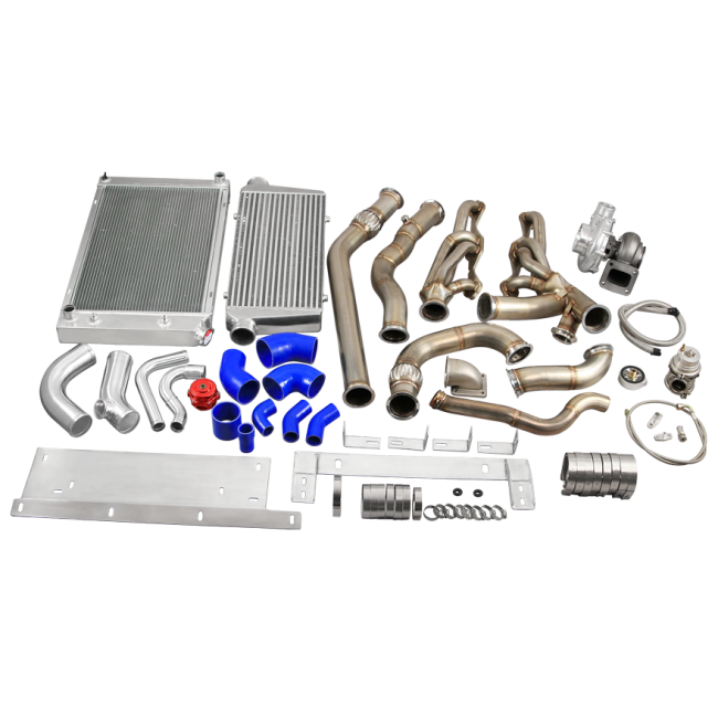 SBCセット Turbo Kit Intercooler Piping Radiator For 68-72 Chevrolet Chevelle