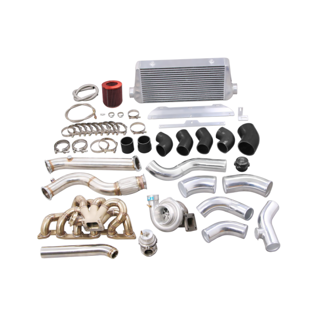 Single Turbo Manifold Intercooler Piping Kit For 89-94 Skyline R32 GT-R RB2...