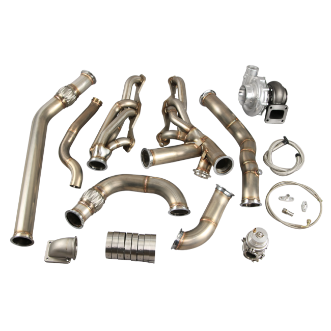 Turbo Header Kit For 6872 Chevrolet Chevelle SBC Small Block Engine