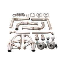 Twin Turbo Manifold Downpipe Kit for 67-76 Dodge Dart Small Block