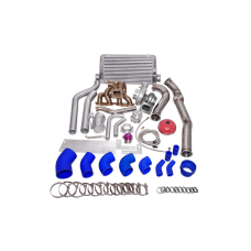 Turbo Manifold Downpipe Intercooler Kit For SR20DET 240Z/260Z/280Z Stock Intake