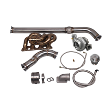 GT35 Turbo Manifold Downpipe Kit For Datsun 510 SR20DET Engine Swap