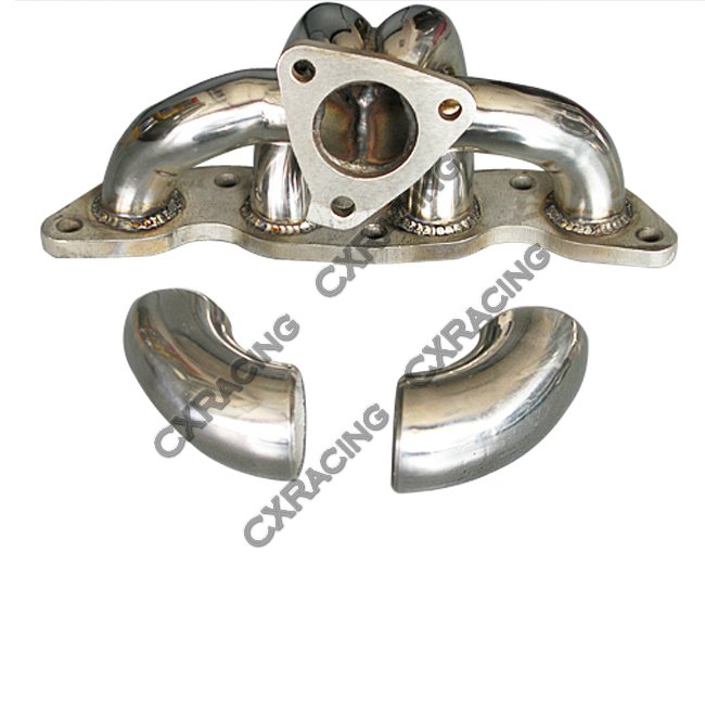 Stainless Steel Manifold Pipe Exhaust Manifold 90 Degree 44mm 1.75 Outer  Diameter : : Automotive